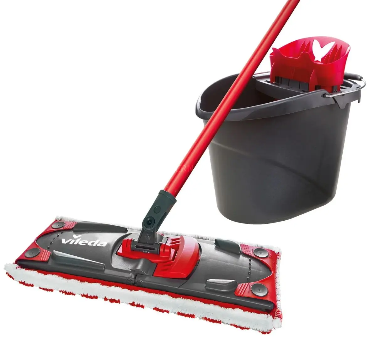 Набор швабра + ведро Vileda UltraMax (Red/Gray)