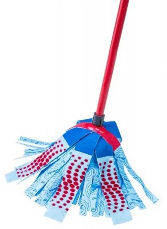 Mop Vileda 3Action Velour (Red/Blue)