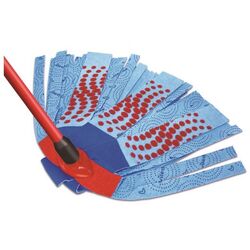 Mop Vileda 3Action Velour (Red/Blue) Thumb