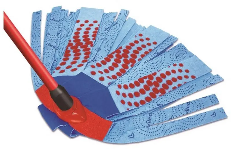 Mop Vileda 3Action Velour (Red/Blue)