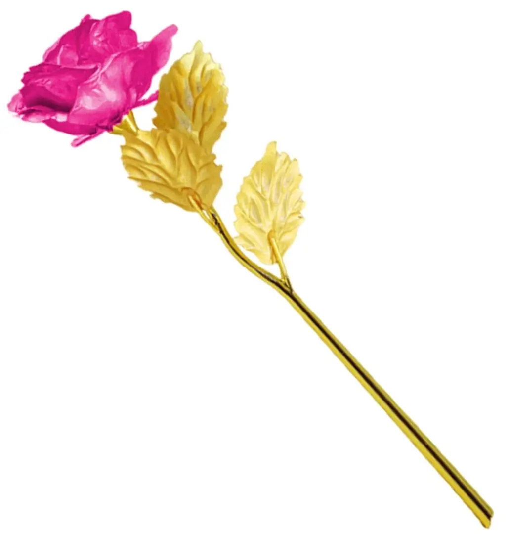 Floare artificiala Aptel AG774B 24 cm (Gold/Pink)