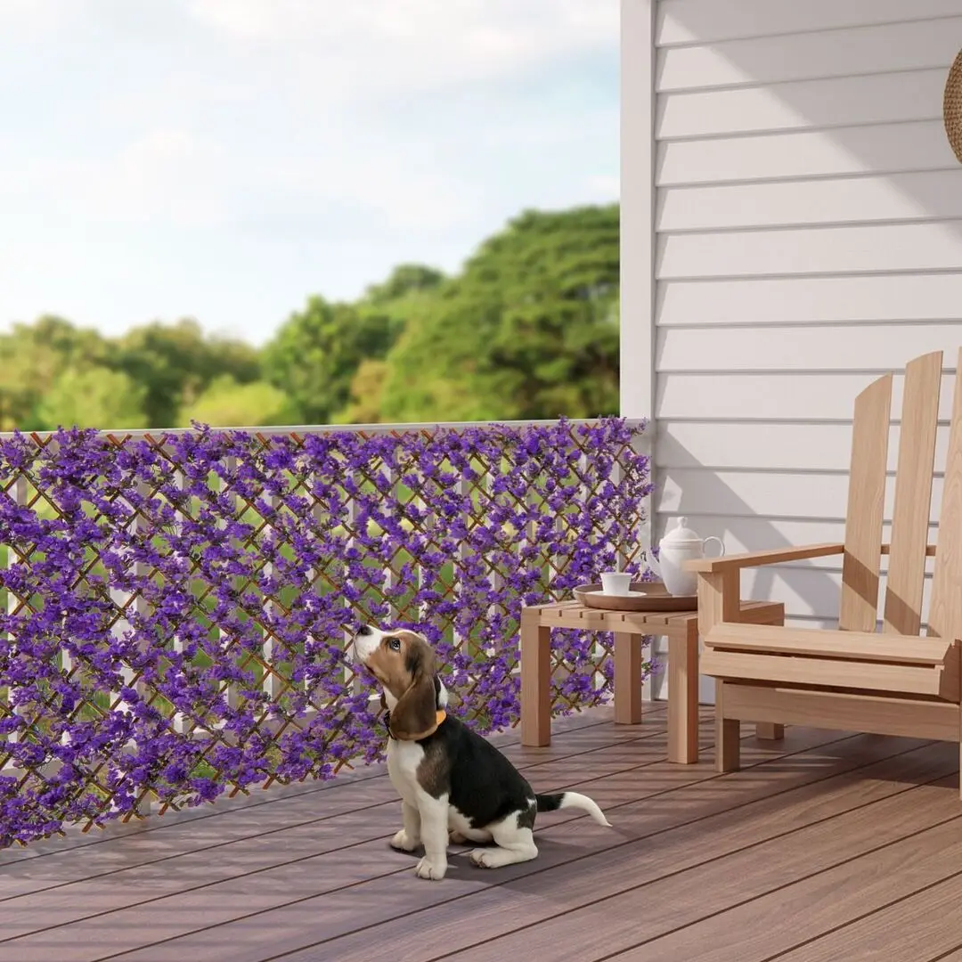 Gard decorativ Costway HZ10266 (Purple) - 5