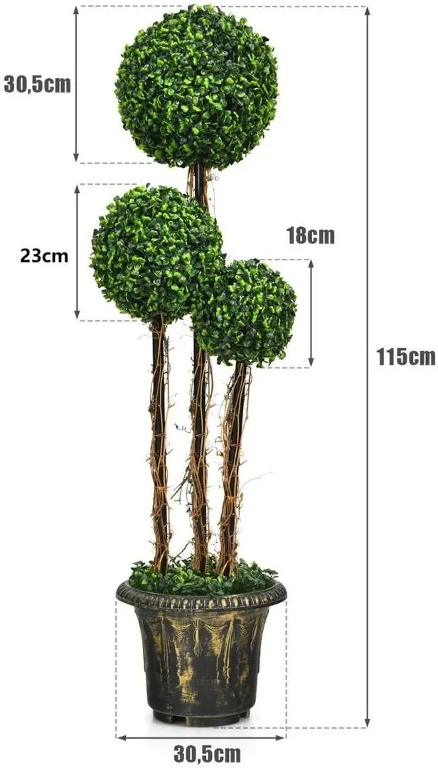 Copac artificial Costway HZ10187 115cm (Green)