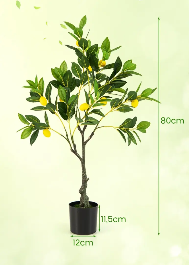 Искусственное дерево Costway HZ10197 80cm (Green/Yellow)