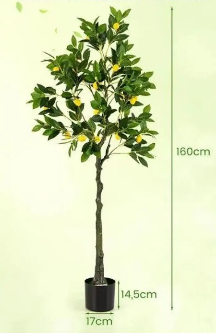 Искусственное дерево Costway HZ10199 160cm (Green/Yellow)