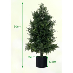 Copac artificial Costway HZ10234 80cm (Green) Thumb