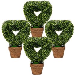 Set de plante artificiale Costway HZ10095GN-4 (Green/Brown)