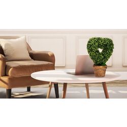 Set de plante artificiale Costway HZ10095GN-4 (Green/Brown) Thumb