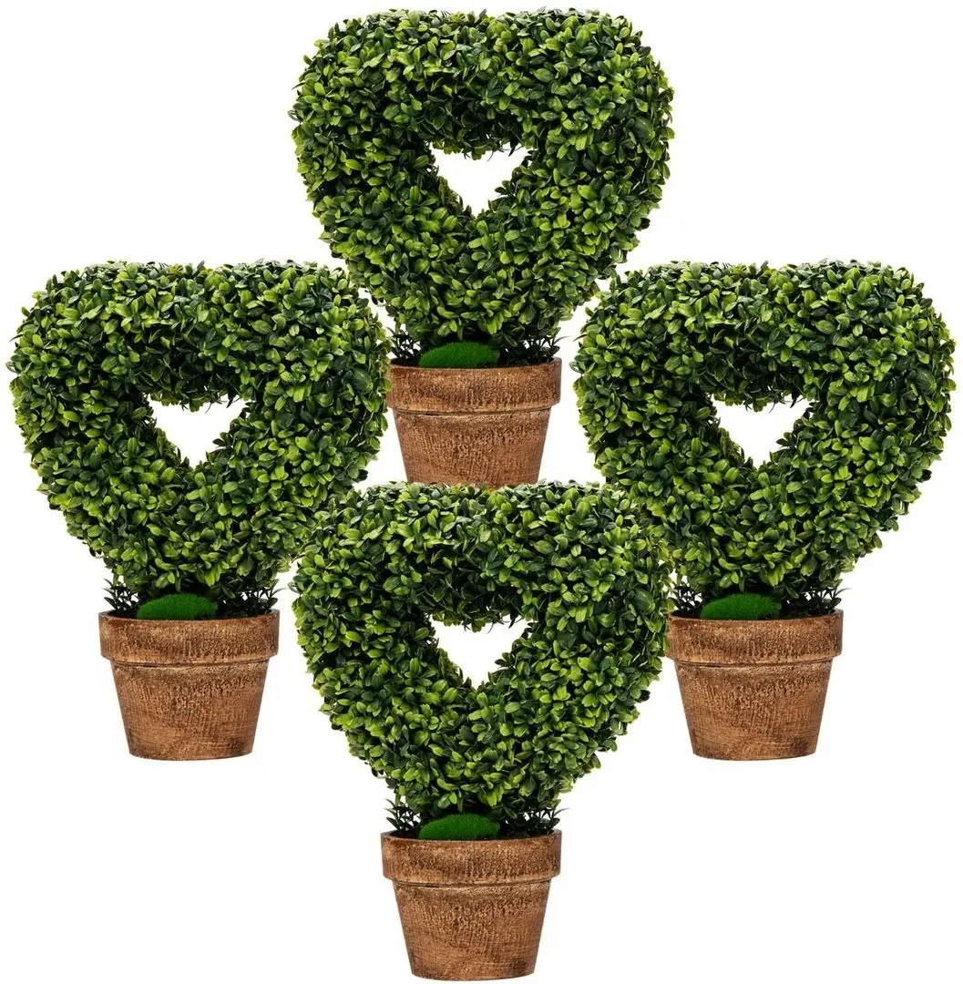 Set de plante artificiale Costway HZ10095GN-4 (Green/Brown)
