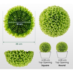 Комплект искусственных растений Costway HZ10273-GN (Green) Thumb