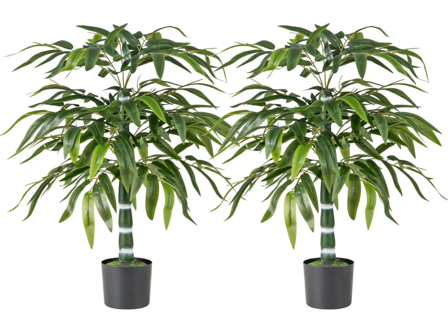 Set de plante artificiale Costway HZ10280GN-2 100cm (Green)