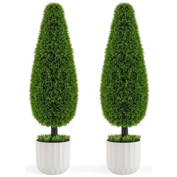 Set de copaci artificiali Costway HZ10295GN-2 90cm (Green)