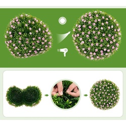 Set de bile topiary Costway HZ10271 (Green/Pink) Thumb