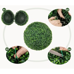 Set de bile topiary Costway HZ10288-M (Green) Thumb