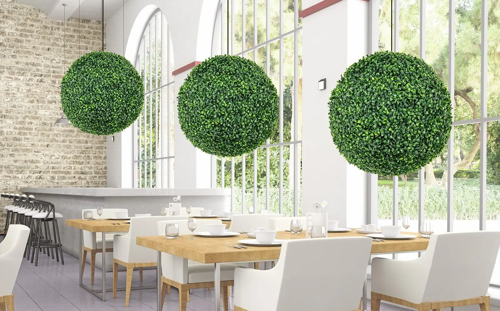 Set de bile topiary Costway HZ10288-M (Green)