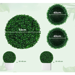 Set de bile topiary Costway HZ10291-M (Green) Thumb