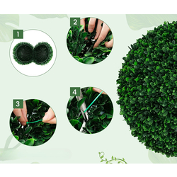 Set de bile topiary Costway HZ10291-M (Green) Thumb