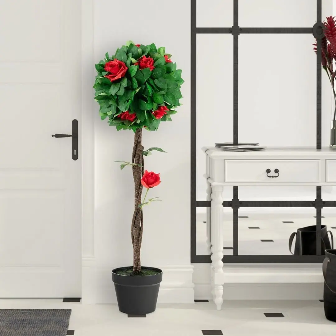 Planta artificiala Costway HZ10119 (Green/Red) - 5
