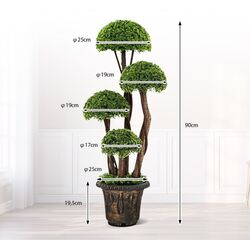 Planta artificiala Costway HZ10120 (Green) Thumb