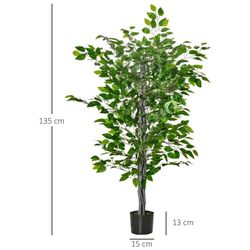 Planta artificiala Homcom 830-432 135cm (Green) Thumb