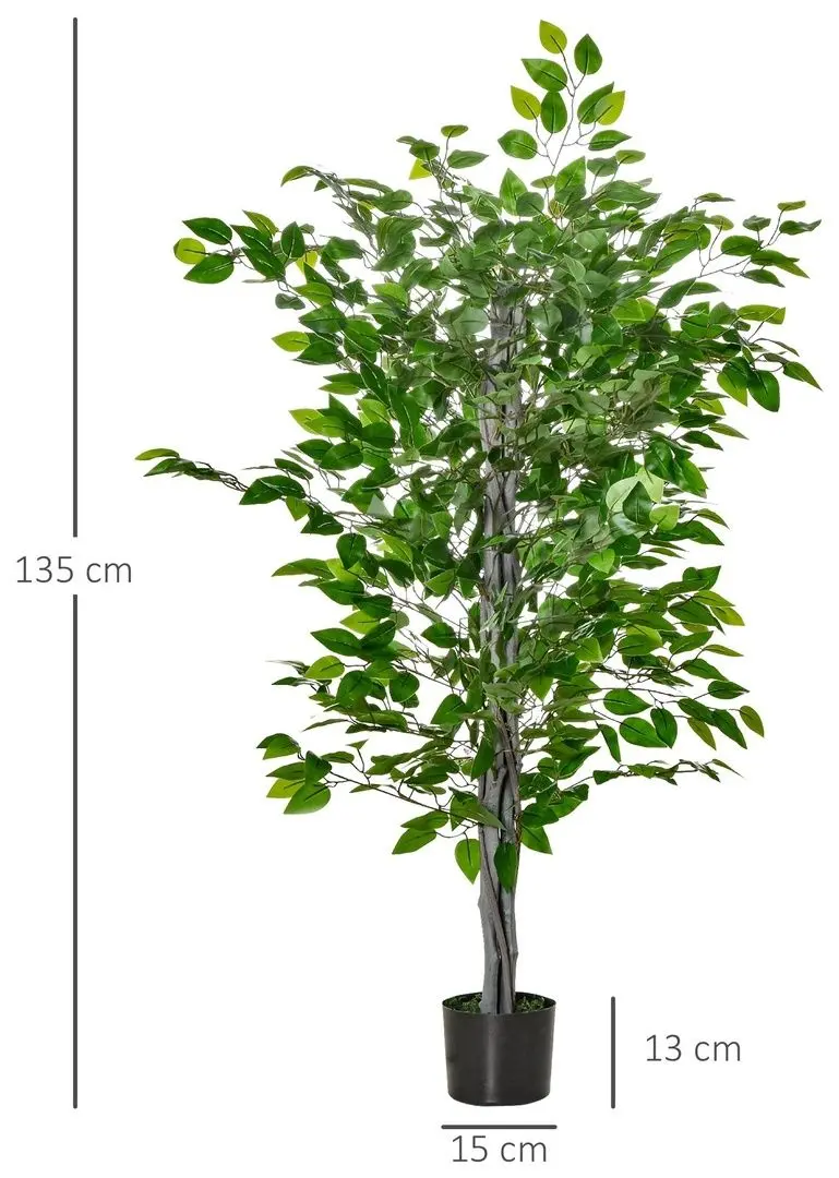 Planta artificiala Homcom 830-432 135cm (Green)