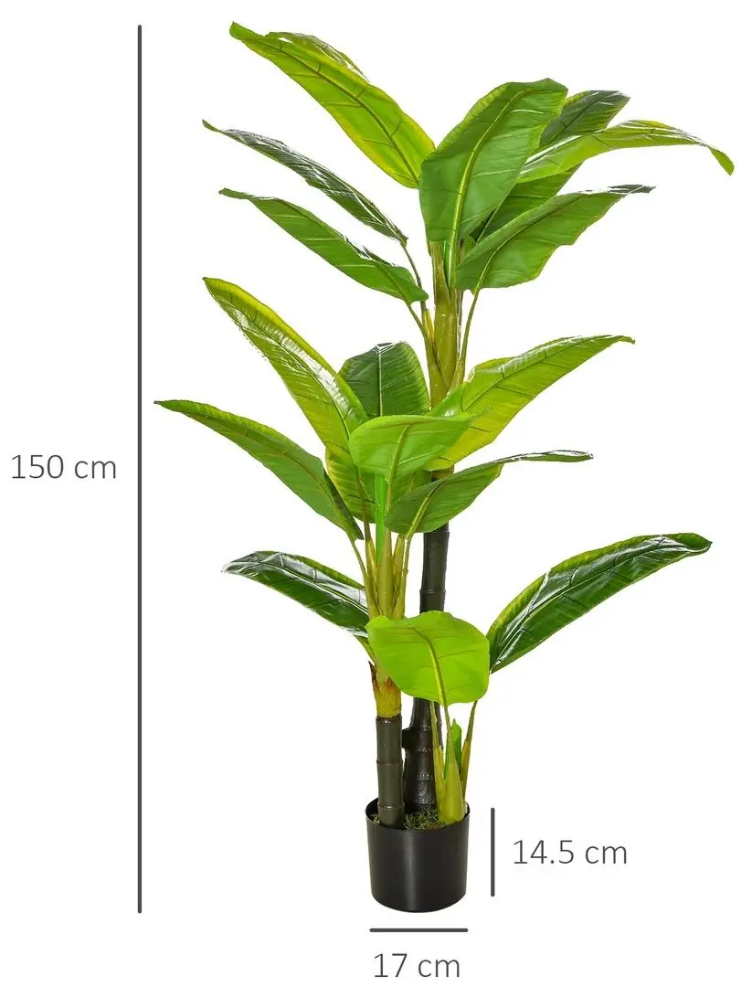 Copac artificial Homcom 830-439 150cm (Green)