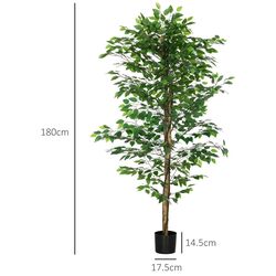 Искусственное дерево Homcom 830-799V01GN 180см (Green) Thumb