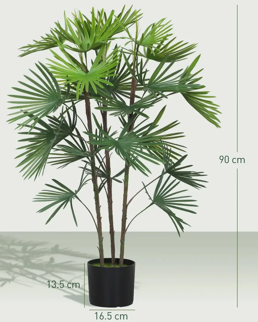 Planta artificiala Homcom 830-984V00GN 90 cm (Green) - 2