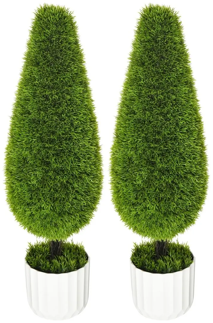 Set de copaci artificiali Homcom 830-708V00GN 90cm (Green)