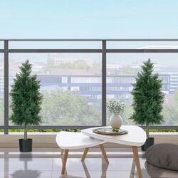 Set de copaci artificiali Homcom 830-819V00GN 90cm (Green) Thumb