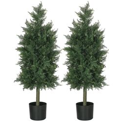 Set de copaci artificiali Homcom 830-819V00GN 90cm (Green)