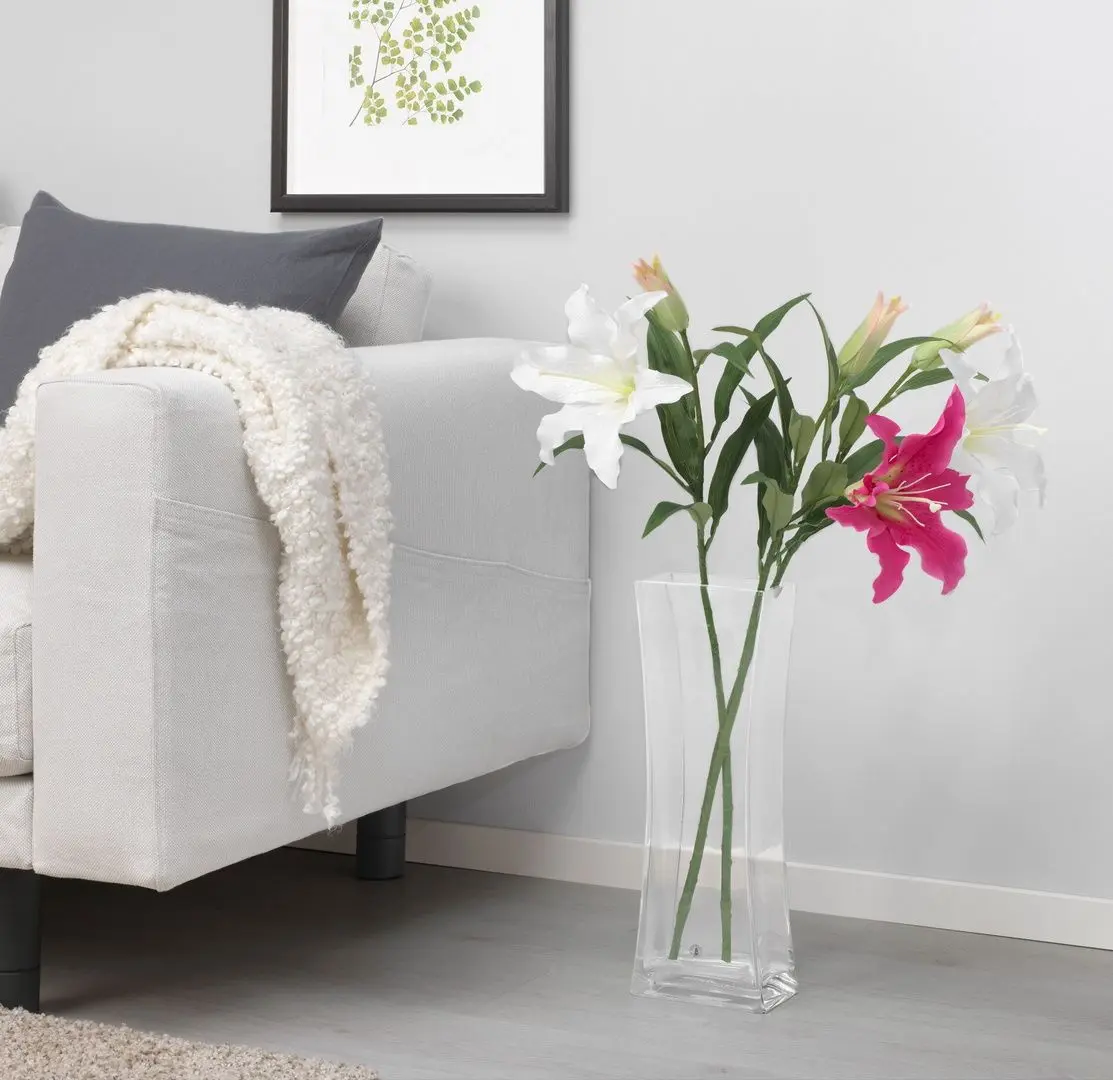 Floare artificiala Ikea Smycka 85cm (Crin Alb) - 5