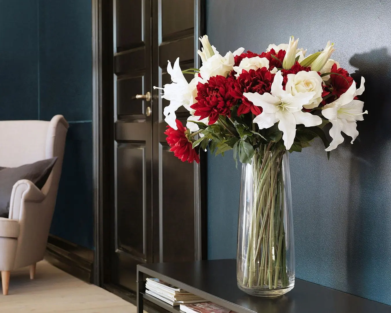 Floare artificiala Ikea Smycka 85cm (Crin Alb) - 6