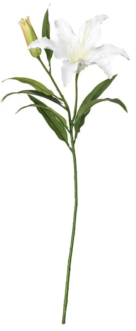 Floare artificiala Ikea Smycka 85cm (Crin Alb)