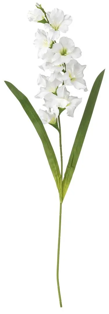 Floare artificiala Ikea Smycka 100cm (Gladiolă/Alb)