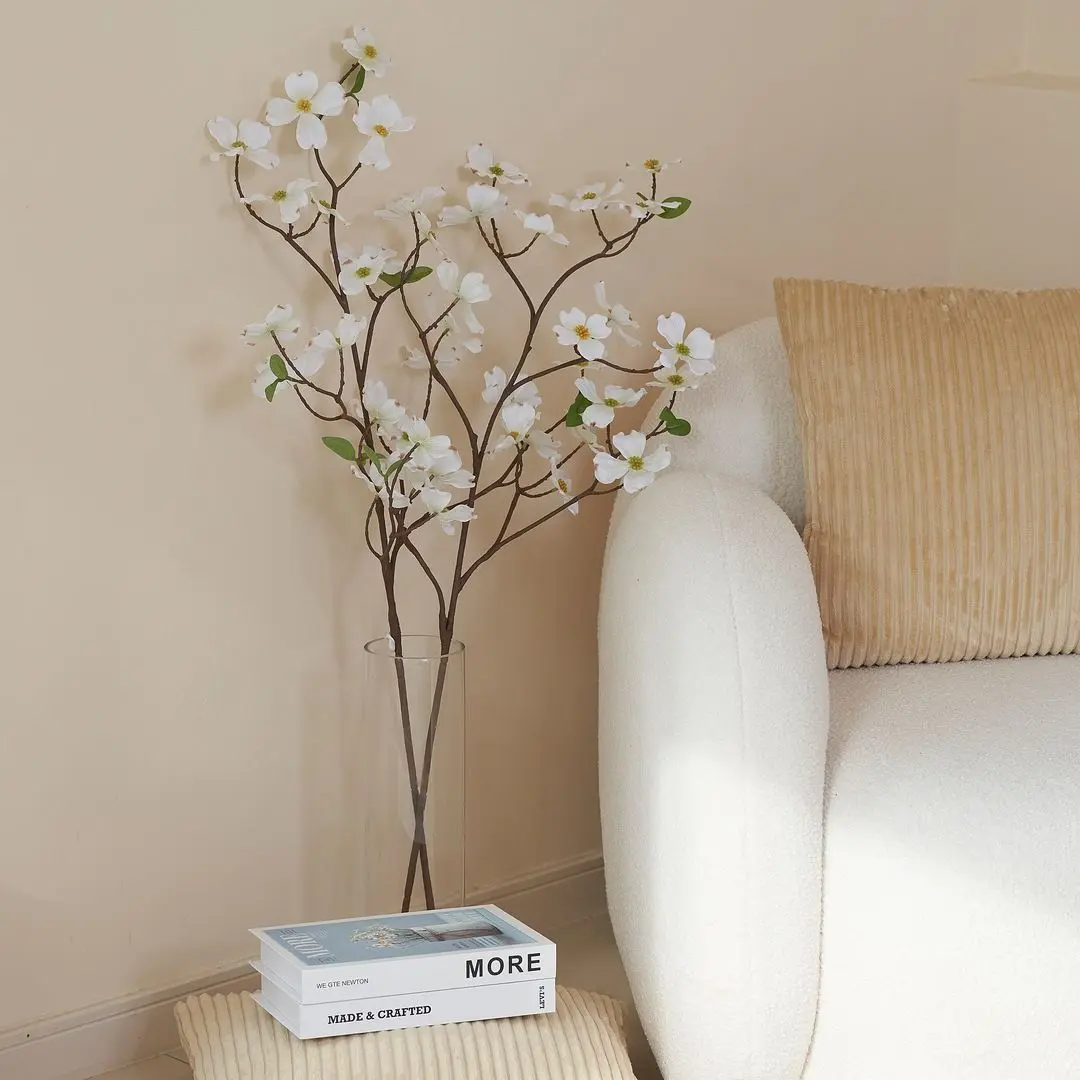 Floare artificiala Ikea Smycka 100cm (Corn Alb) - 3