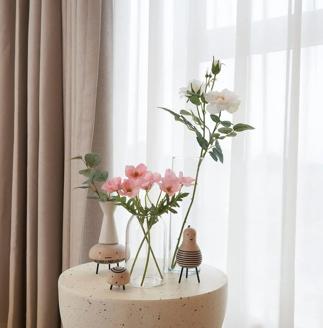 Floare artificiala Ikea Smycka 100cm (Corn Alb) - 5