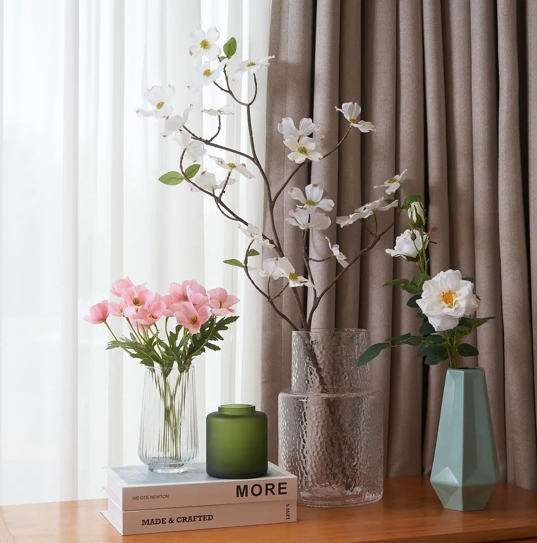 Floare artificiala Ikea Smycka 100cm (Corn Alb) - 6