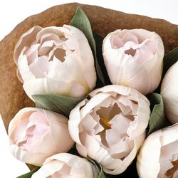 Buchet artificial Ikea Smycka interior/exterior 35cm (Lalele Roz Deschis) Thumb