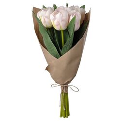 Buchet artificial Ikea Smycka interior/exterior 35cm (Lalele Roz Deschis)