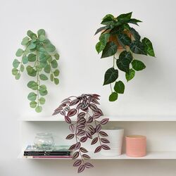 Set de plante artificiale Ikea Fejka interior/exterior (Verde/Lila) Thumb