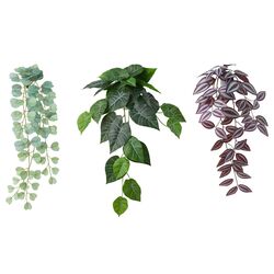 Set de plante artificiale Ikea Fejka interior/exterior (Verde/Lila)