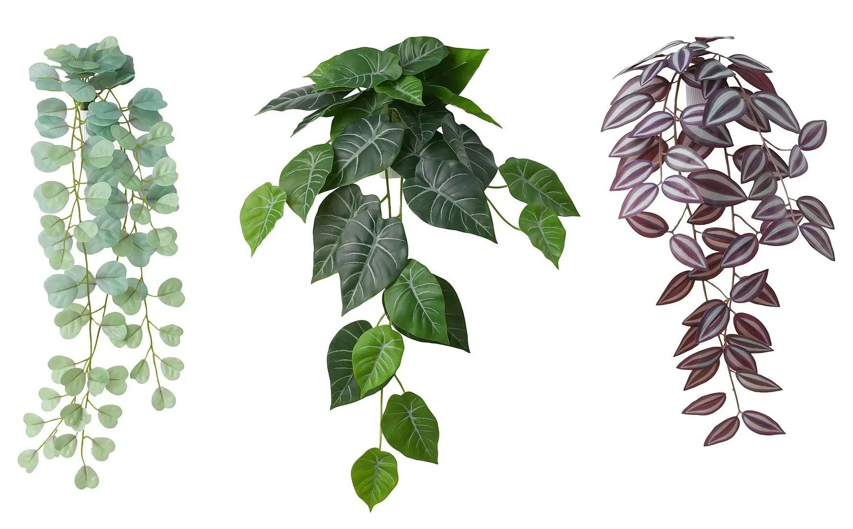 Set de plante artificiale Ikea Fejka interior/exterior (Verde/Lila)
