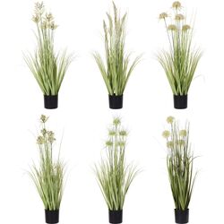 Planta artificiala H&S 49461 90cm (Iarba Inflorita) Thumb