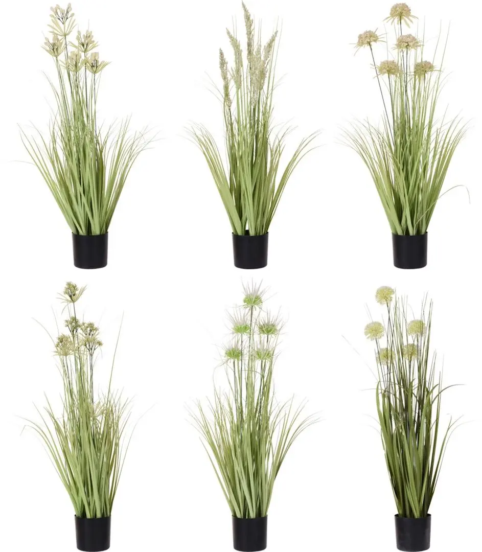 Planta artificiala H&S 49461 90cm (Iarba Inflorita)