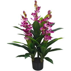Planta artificiala T263 1.10m (Green/Pink)