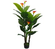 Planta artificiala T294 1.7m (Green/Red)