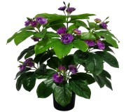 Planta artificiala T353 60cm (Green/Purple)