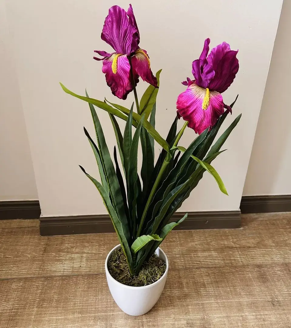 Planta artificiala Cattleya Orchid 69cm (Green/Pink)