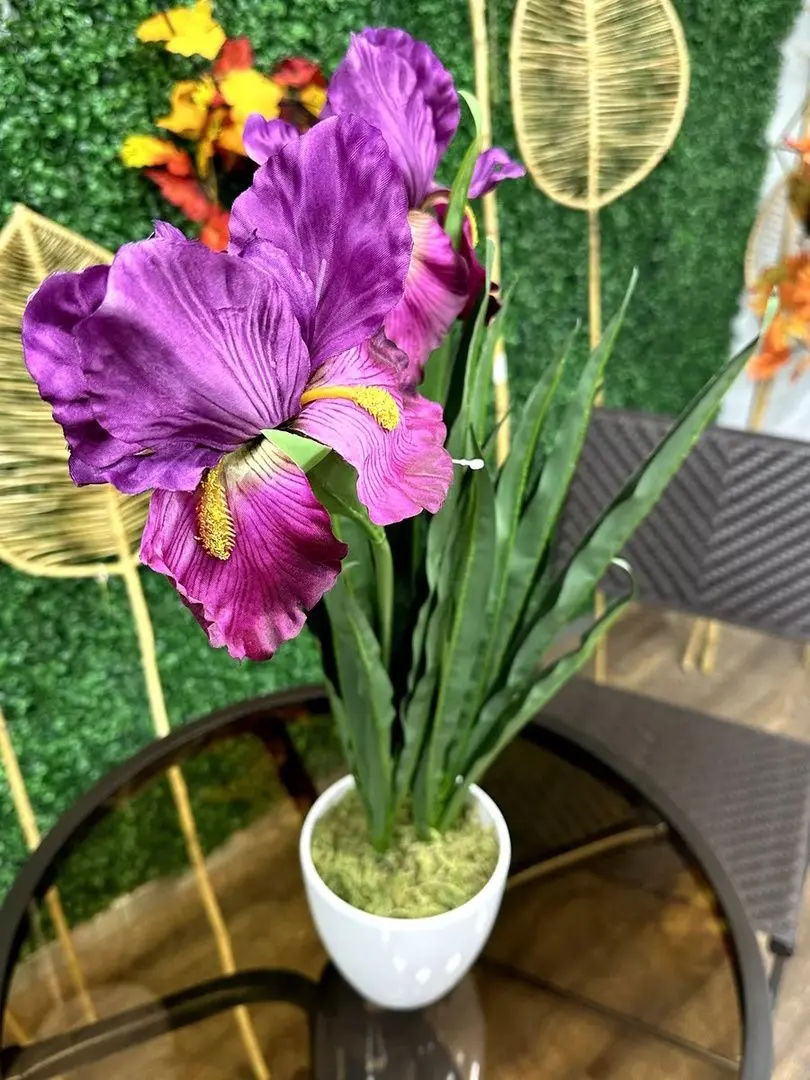 Planta artificiala Cattleya Orchid 69cm (Green/Pink)